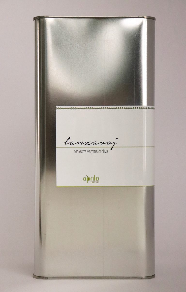 OLIO EXTRAVERGINE DI OLIVA “LANZAVOJ”- SUPER DELICATO lattina 5 lt